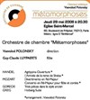 Orchestre de chambre : Métamorphoses - 
