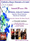 Motets, Arias et Cantates Baroques - 