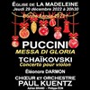 Orchestre Paul Kuentz : Puccini Missa di Gloria / Tchaikovski Concerto pour violon - 