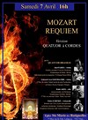 Mozart : Requiem version Quatuor à cordes - 