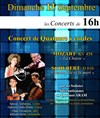 Concert de Quatuors à cordes : Mozart-Schubert - 