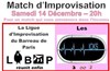 Match d'improvisation théâtrale Libap et Icks - 