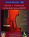 Récital de Violoncelle : les Plus Belles Suites de Bach - 