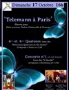 Oeuvres de Telemann composées lors de son séjour à Paris - 