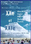 Musique sacrée française des XXème et XXIème siècles pour Choeur - 