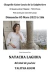 Natacha Lagioia : Talitha Koum | Récital de poésies à la Salpêtrière - 