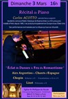 Récital Piano : Liszt, Chopin, Airs Argentins & d'Espagne - 