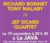 Richard Bonnet & Tony Malaby + Jef Sicard | Jazz à la Java - 