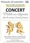 Musique Baroque Française pour Choeur de femmes, Solistes et Instruments anciens - 