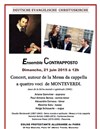 Concert autour de la Messa da cappella a quattro voci de Monteverdi - 