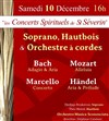 Concert Baroque pour Soprano, Hautbois & Orchestre à cordes - 