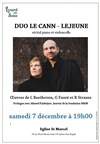 Duo Le Cann - Lejeune, récital piano-violoncelle - 