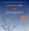 Gala de la paix 2015 - 