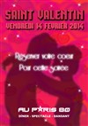Saint Valentin Au Paris 80 : Dîner spectacle + soirée dansante - 