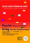 Puccini Messa di Gloria & Grieg | Danses Symphoniques - 