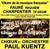 Choeur et Orchestre Paul Kuentz : Faure Requiem / Charpentier Te Deum | Hennebont - 