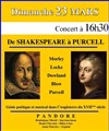 De Shakespeare à Purcell - 
