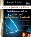 Les Nuits d'été de Rachmaninov et Tchaïkovski : Soprano et Orgue - 