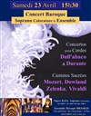 Concert Baroque pour Soprano Colorature & Ensemble - 