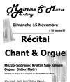 Concert de l'Avent et de Noël, Mezzo soprano et orgue - 