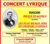 Messa di gloria et airs d'operas de Puccini - 