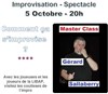 Spectacle d'Improvisation : Master Class Gérard Sallaberry - 