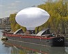 À bord de l'Hydroplane, bateau-ballon de Marthe l'aventurière - 