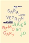 Chanson Francophone : Sara Veyron, Rémo Gary et Jules et Jo - 