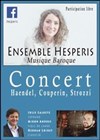 Concert de l'Ensemble Hesperis autour de compositeurs phares de la musique baroque - 