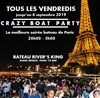 Crazy Boat Croisière Tour Eiffel - 