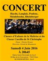 Concert des Enfants de la Maîtrise et du Choeur Caecilia de Saint Christophe - 