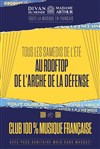 Le Club 100% en Francais sur le toit de la Grande Arche de la Defense - 