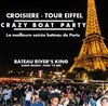 Crazy Boat Tour Eiffel avec Croisiere - 