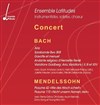 Bach / Mendelssohn pour choeur, orchestre et solistes - 