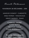 Nouvelle philharmonie : concert de musique de chambre | trio clarinette-violoncelle-piano - 