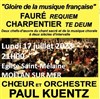 Choeur et Orchestre Paul Kuentz : Faure Requiem / Charpentier Te Deum | Moëlan sur Mer - 
