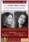 Récital violon alto & piano | par Yulia Galieva & Natalia Kadyrova - 