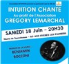 Intuition chante au profit de l'association Gregory Lemarchal - 