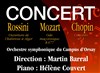 Mozart-Chopin-Rossini | Par Hélène Couvert - 