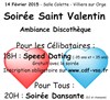 Speed dating et soirée clubbing | Soirée Saint Valentin - 