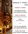 Concert - Lecture : Fête de Ste Thérèse de Lisieux - 
