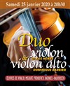 Duo de violon et violon alto - 