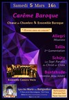 Carême Baroque : Tallis / Schütz / Buxtehude / Allegri - 