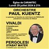 Orchestre Paul Kuentz : Vivaldi / Pergolesi - Eglise Saint Carantec