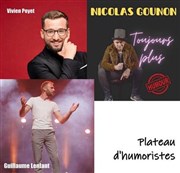 Plateau d'humoristes avec Nicolas, Guillaume et Vivien Contrepoint Caf-Thtre Affiche