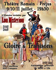 Spectacle historique : Gloire et trahisons Thtre Romain Philippe Lotard Affiche