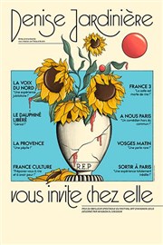 Denise jardinière vous invite chez elle Essaon-Avignon Affiche