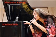 Alexandra Katridji en concert piano-voix avec Mathieu Bélis au piano Thtre de l'Echo Affiche