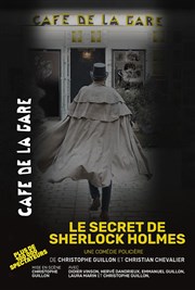 Le Secret de Sherlock Holmes Caf de la Gare Affiche