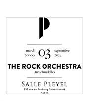 The Rock Orchestra by Candlelight Salle Pleyel Affiche